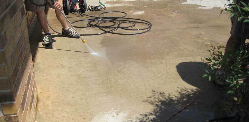 Sweep and rinse