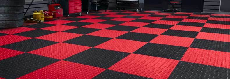 rubber floor tiles